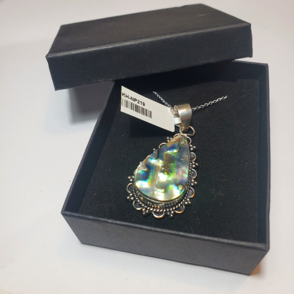 Abalone Shell Pendant Necklace